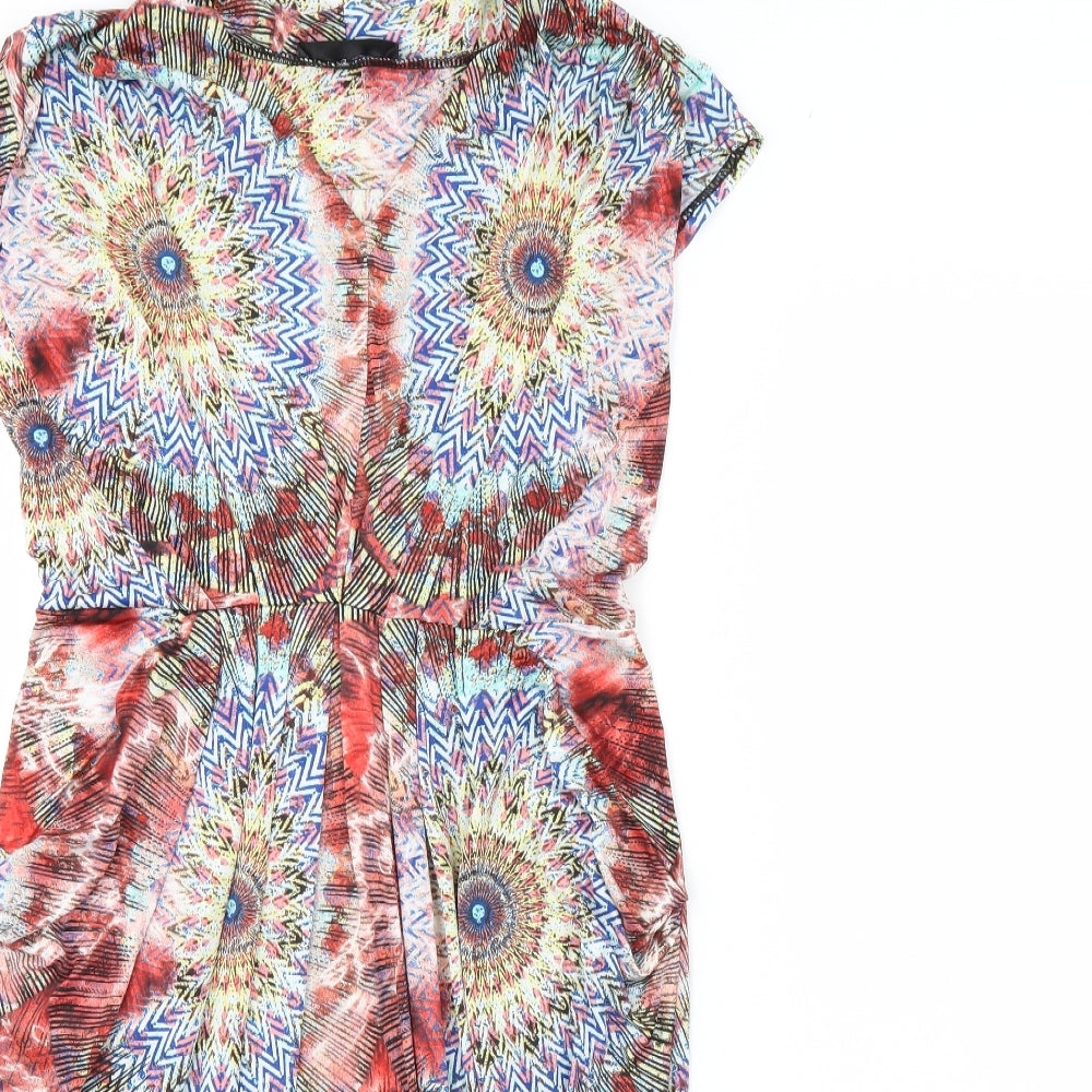 Wearhouse Womens Multicoloured Fair Isle  Bodycon  Size S