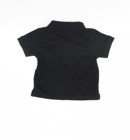 Reliant Attitude Boys Black   Basic Polo Size XS