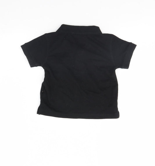 Reliant Attitude Boys Black   Basic Polo Size XS