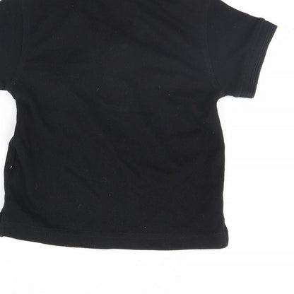 Reliant Attitude Boys Black   Basic Polo Size XS