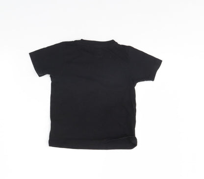 BVB Boys Black   Basic T-Shirt Size 4 Years