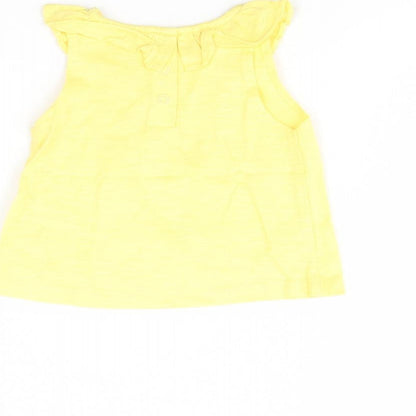 Mothercare Baby Yellow   Basic Blouse Size 3-6 Months