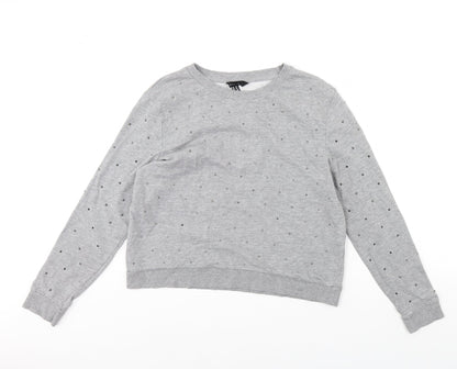 Womens UK Size 14 New Look Grey Pullover Jumper