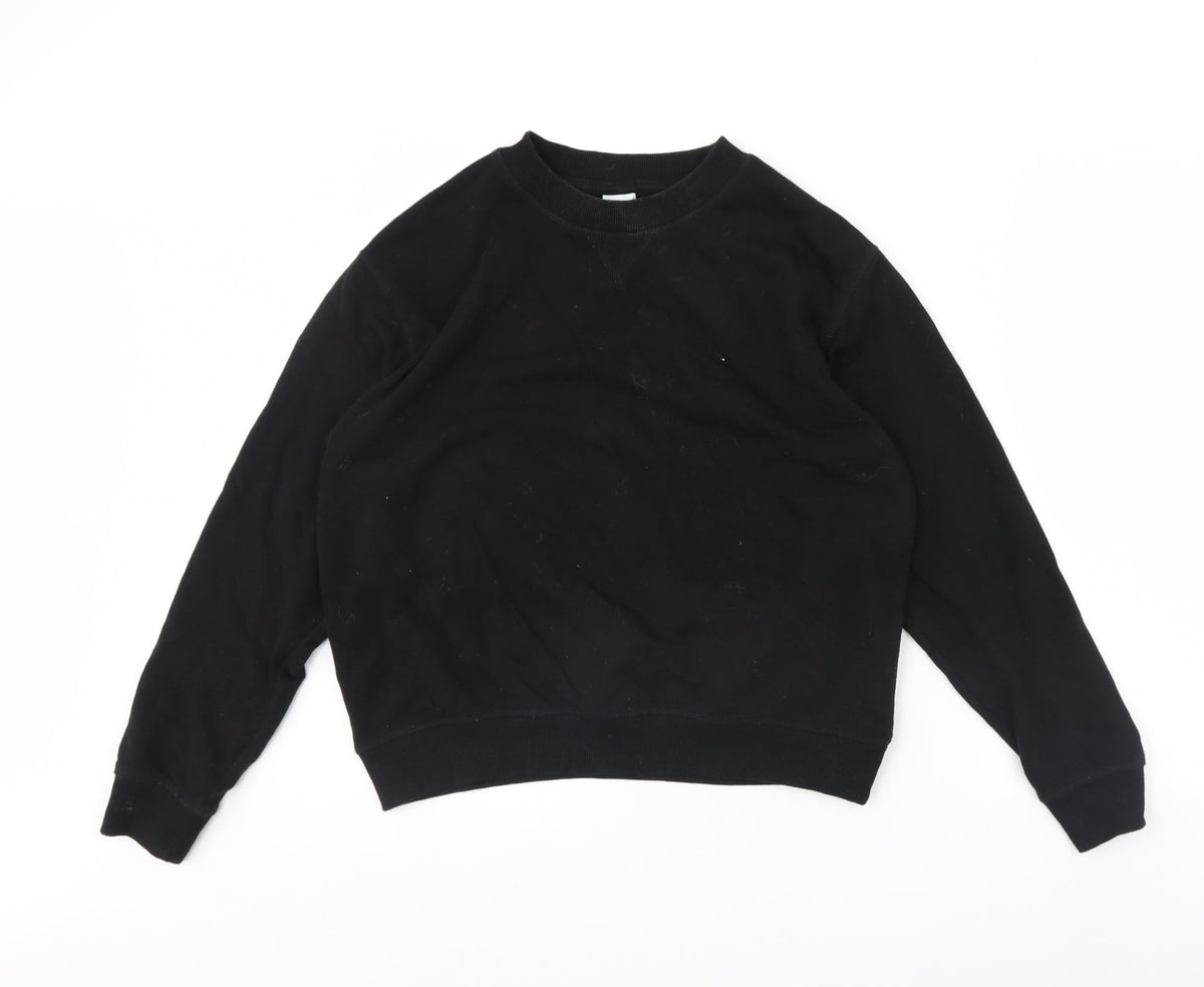 Womens UK Size S H&M Black Pullover Jumper