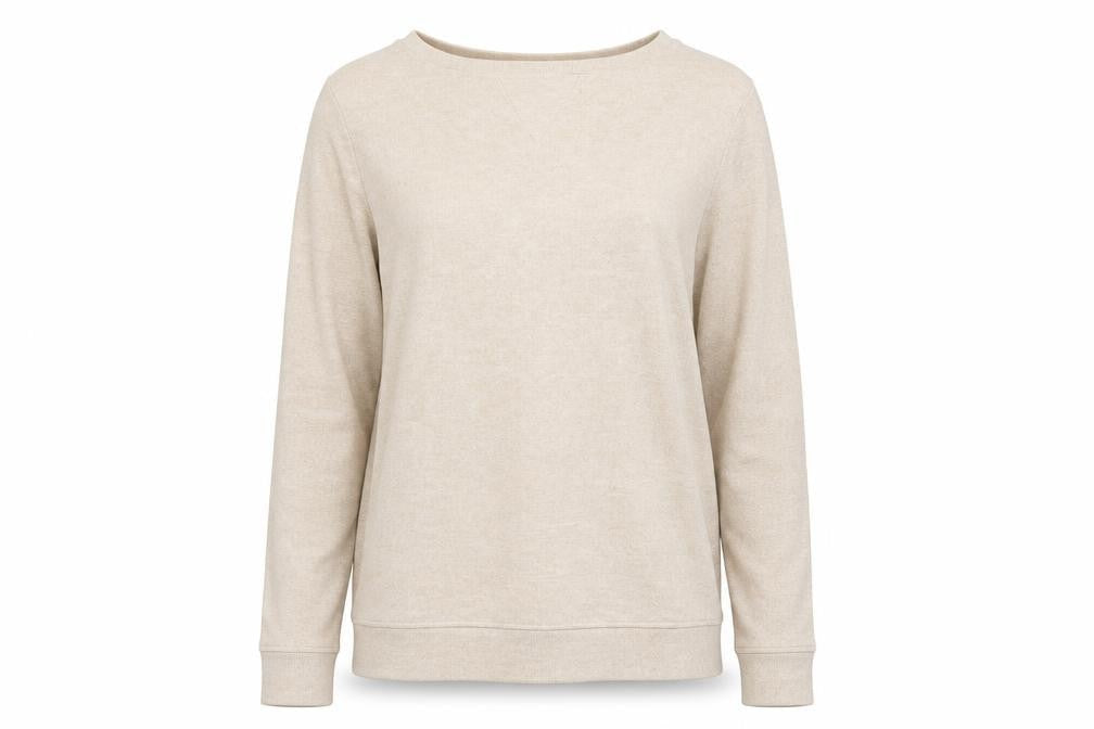 Womens UK Size 10 m&s Beige Pullover Jumper