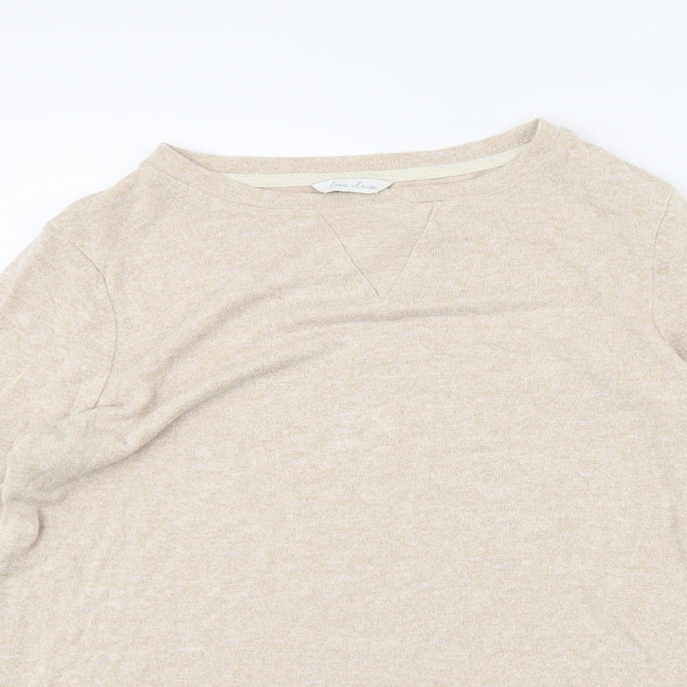 Womens UK Size 10 m&s Beige Pullover Jumper