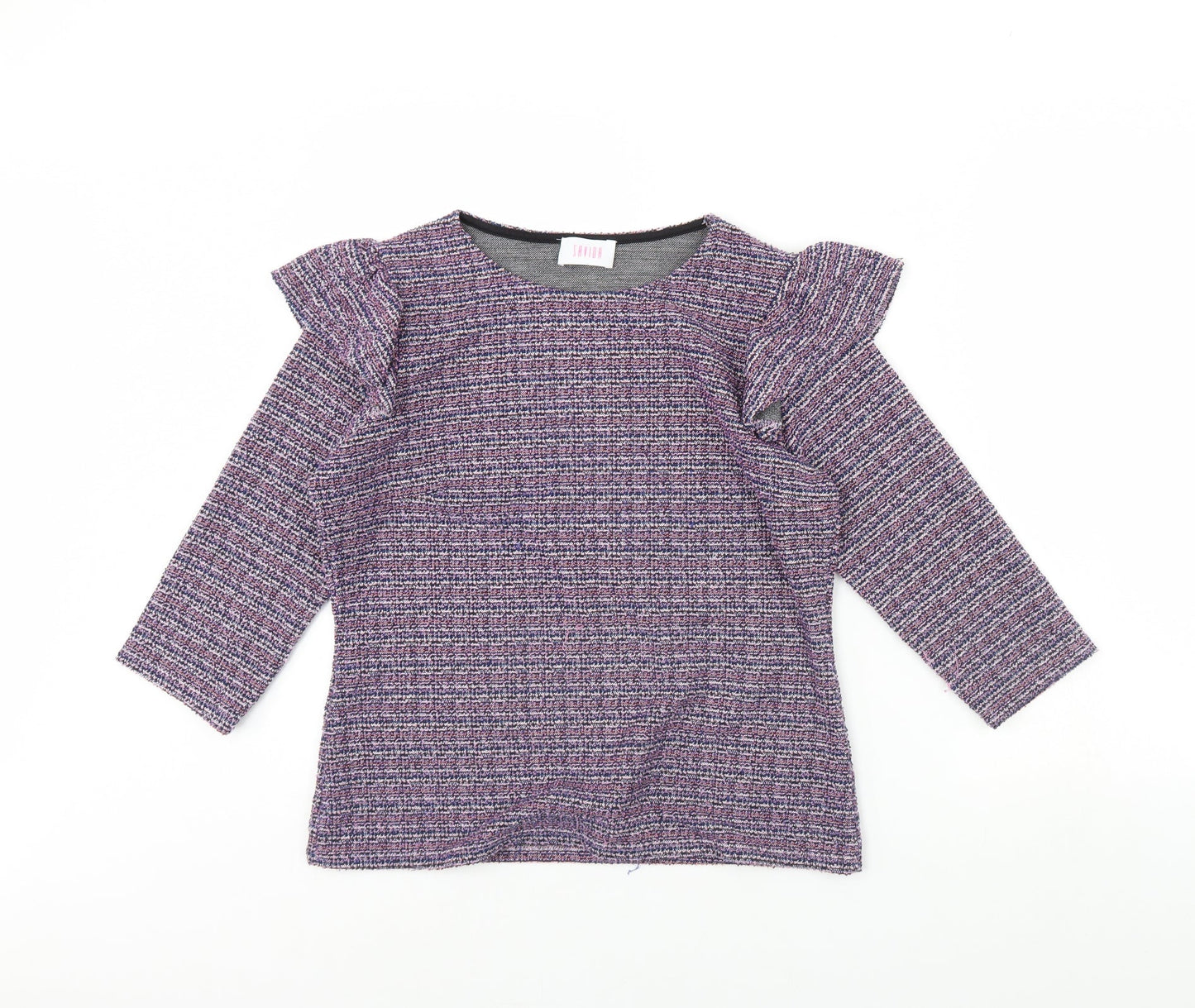 Womens UK Size L Savida Purple Pullover Jumper