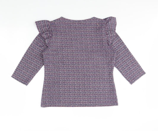 Womens UK Size L Savida Purple Pullover Jumper