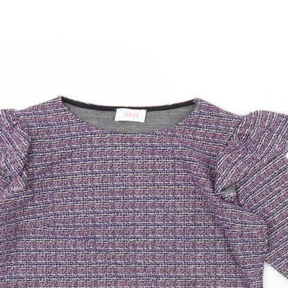 Womens UK Size L Savida Purple Pullover Jumper