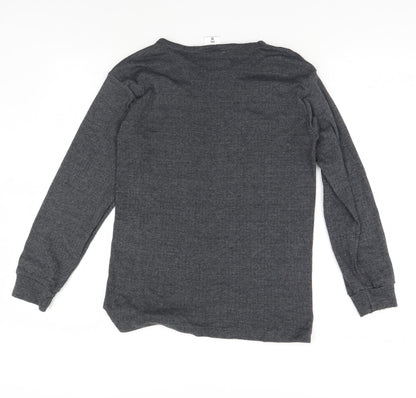 HeatSaver Mens Grey   Pullover Jumper Size M