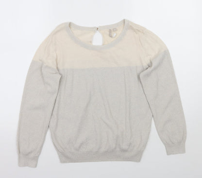 Anthology Womens Beige   Pullover Jumper Size 14