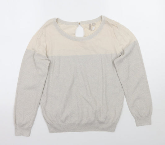 Anthology Womens Beige   Pullover Jumper Size 14