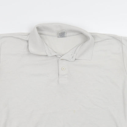 Fruit of the Loom Mens White    Polo Size M