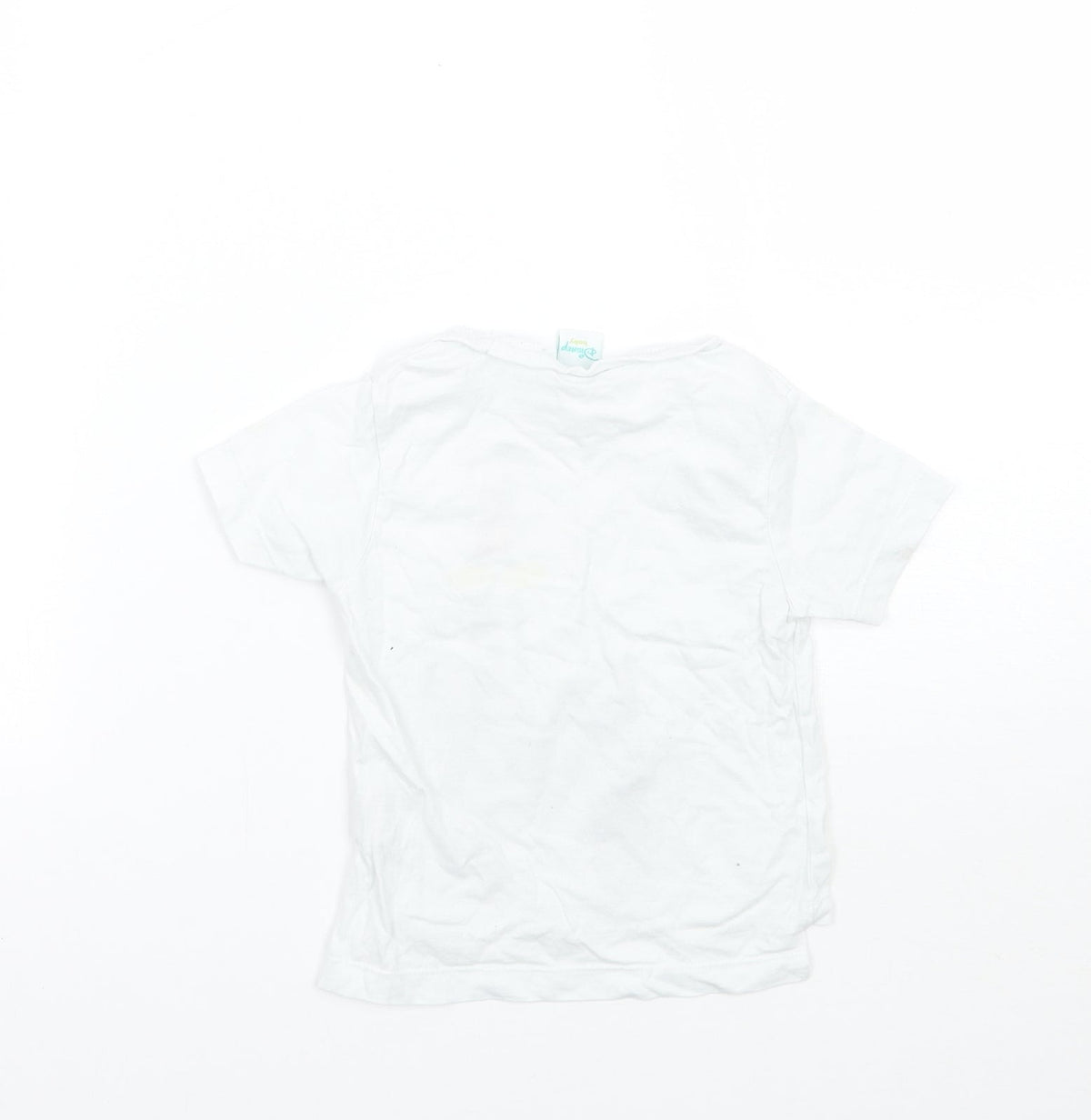 Disney Baby White   Basic T-Shirt Size 12 Months