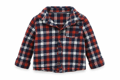 Primark Boys Blue Check  Basic Button-Up Size 12 Months