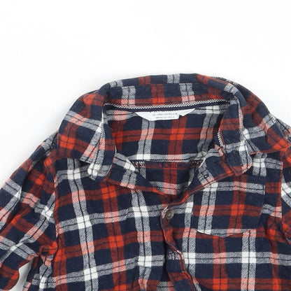 Primark Boys Blue Check  Basic Button-Up Size 12 Months