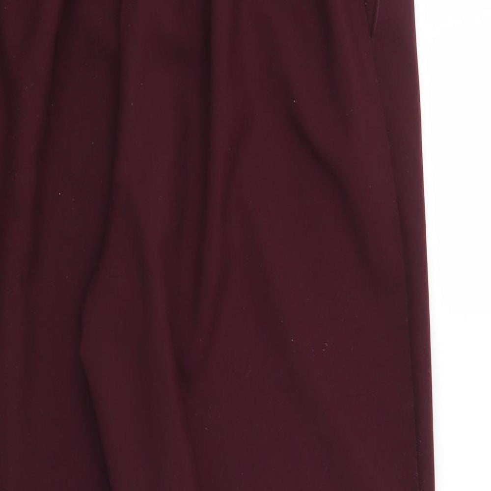 Womens UK Size 16 Preworn Regular Fit  Purple Trousers