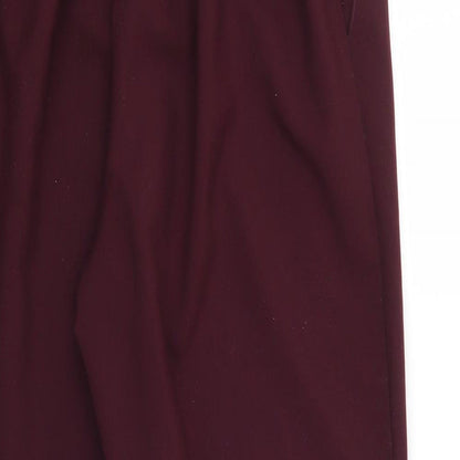 Womens UK Size 16 Preworn Regular Fit  Purple Trousers