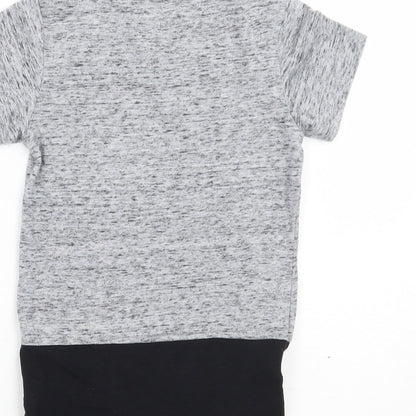 NEXT Girls Grey   Basic T-Shirt Size 3 Years