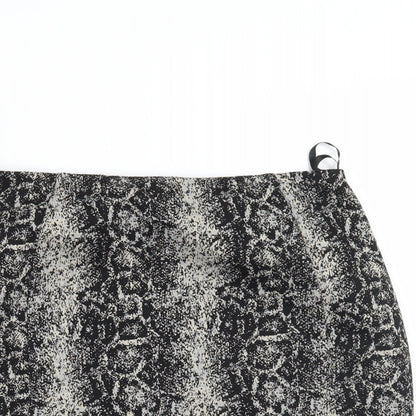 Papaya Womens Brown Animal Print  Mini Skirt Size 12