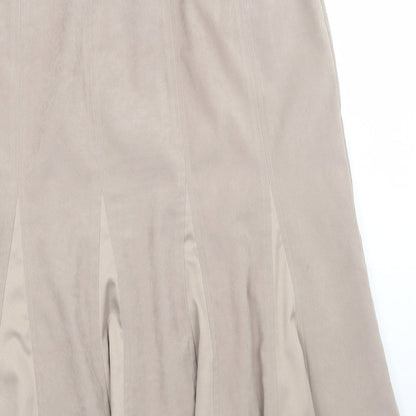Bonmarché Womens Beige   A-Line Skirt Size 14
