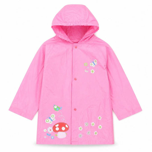 Preworn Girls Pink Floral  Jacket Coat Size M