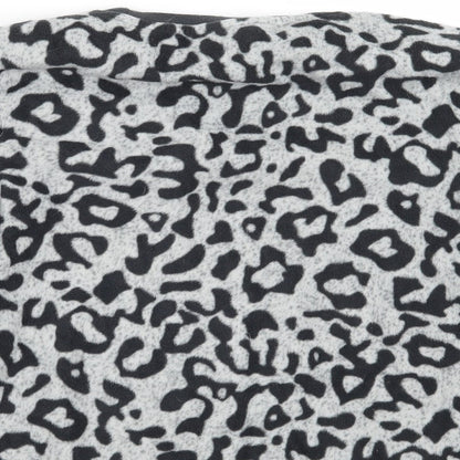 Pep& co  Womens Grey Animal Print  Pullover Jumper Size 8