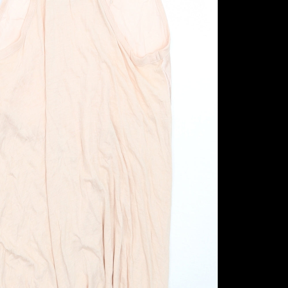 Womens UK Size 12 Newlook Pink Basic Tank