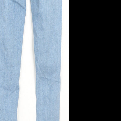 Topshop Womens Blue   Skinny Jeans Size 6 L26 in