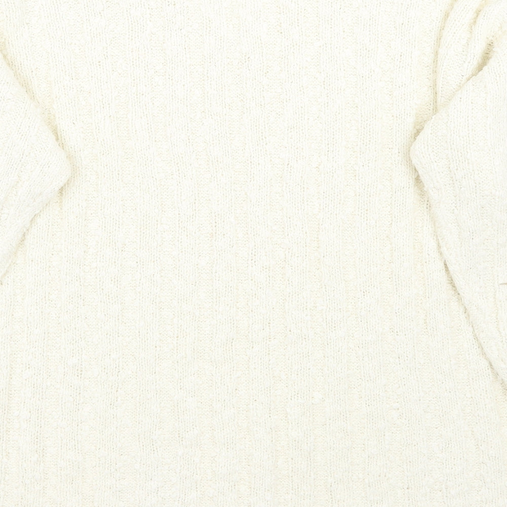 Womens UK Size M Debbie Morgan Ivory Pullover Jumper