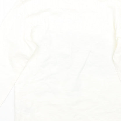 H&M Girls White   Basic T-Shirt Size 9 Years