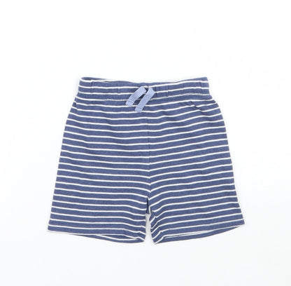 George Baby Blue Striped  Sweatpants Trousers Size 6-9 Months