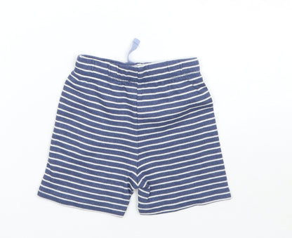 George Baby Blue Striped  Sweatpants Trousers Size 6-9 Months