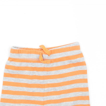 George Baby Grey Striped  Sweatpants Trousers Size 12-18 Months