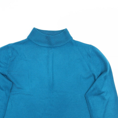 Womens UK Size 14 BHS Blue Pullover Jumper