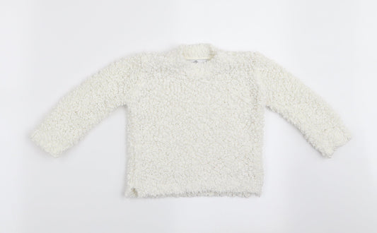 Marks and Spencer Girls Ivory   Pullover Jumper Size 2-3 Years