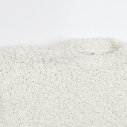 Marks and Spencer Girls Ivory   Pullover Jumper Size 2-3 Years
