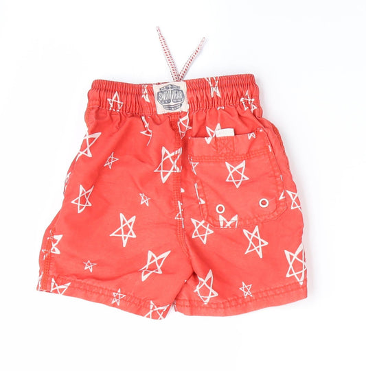 NEXT Boys Red   Cropped Trousers Size 18-24 Months  - Start Print Shorts