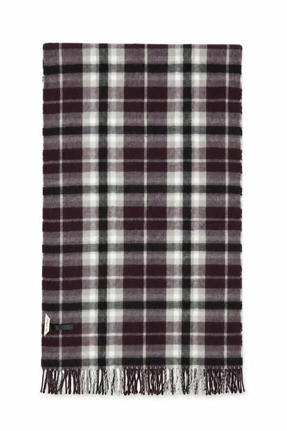 Miss Selfridge Womens Purple Check   Shawl/Wrap