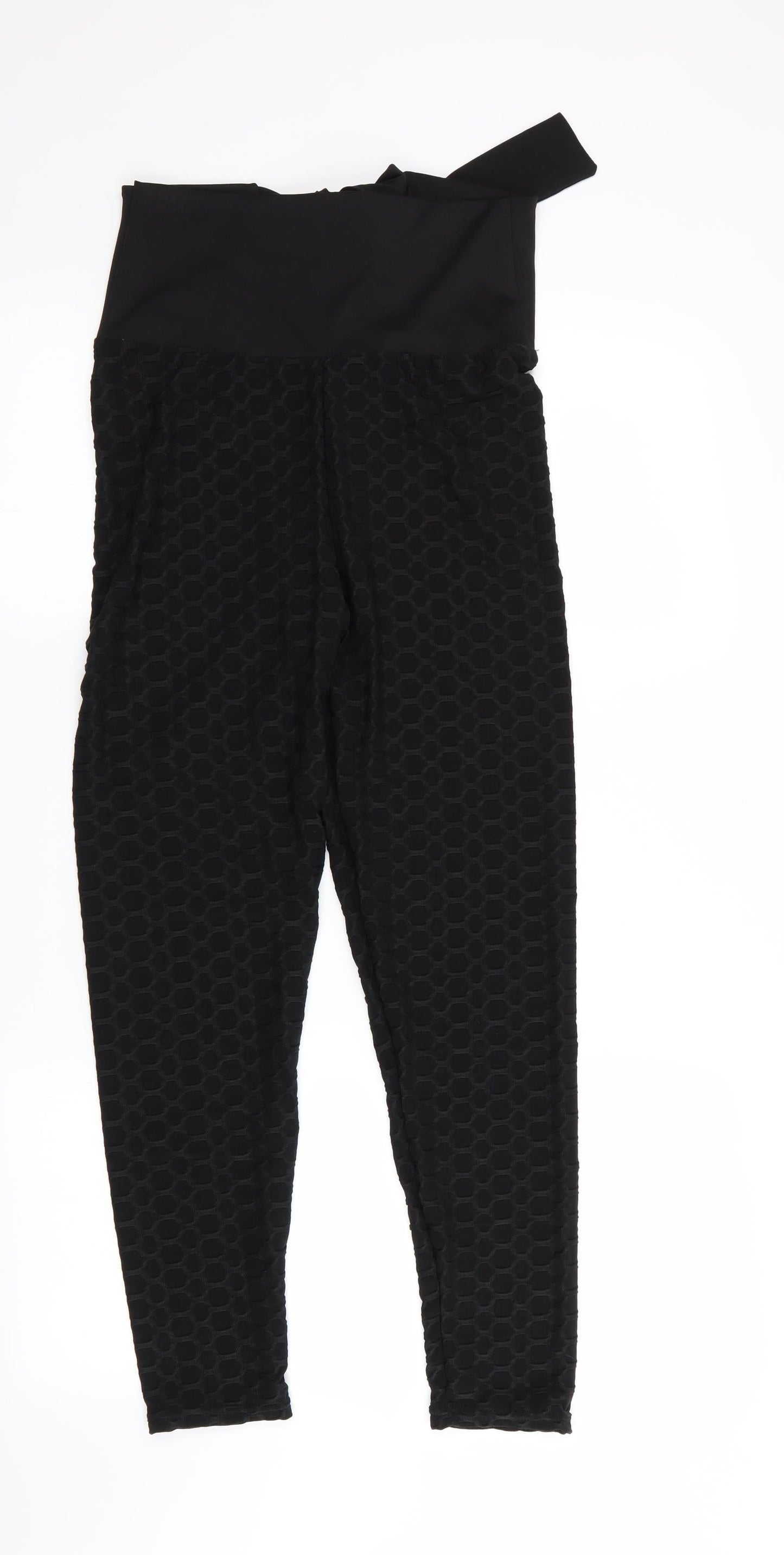 Womens UK Size L Preworn  Jegging Black Leggings