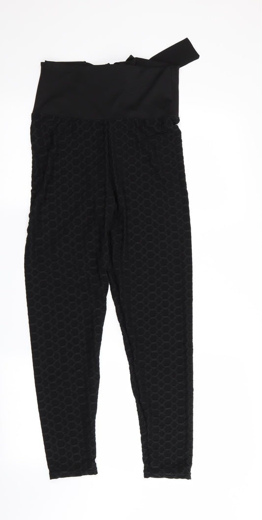 Womens UK Size L Preworn  Jegging Black Leggings