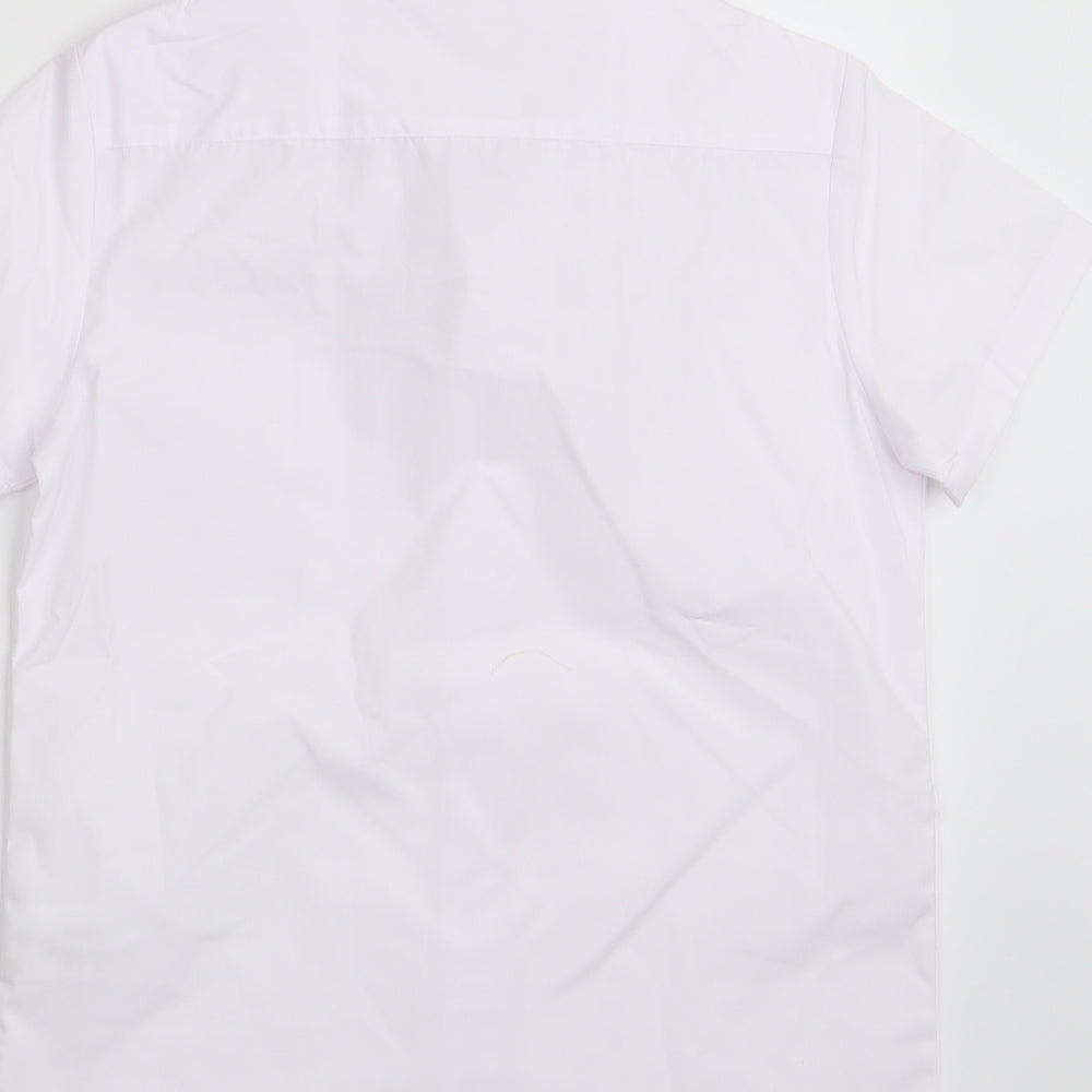 George Boys White   Basic Button-Up Size 7-8 Years