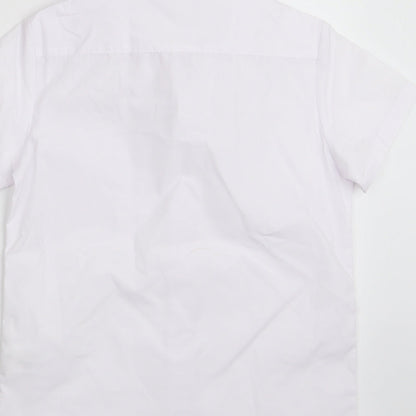 George Boys White   Basic Button-Up Size 7-8 Years