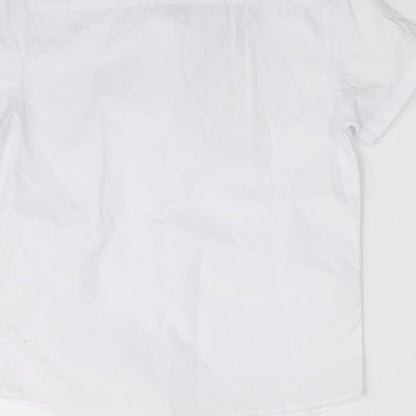 George Boys White   Basic Button-Up Size 7-8 Years