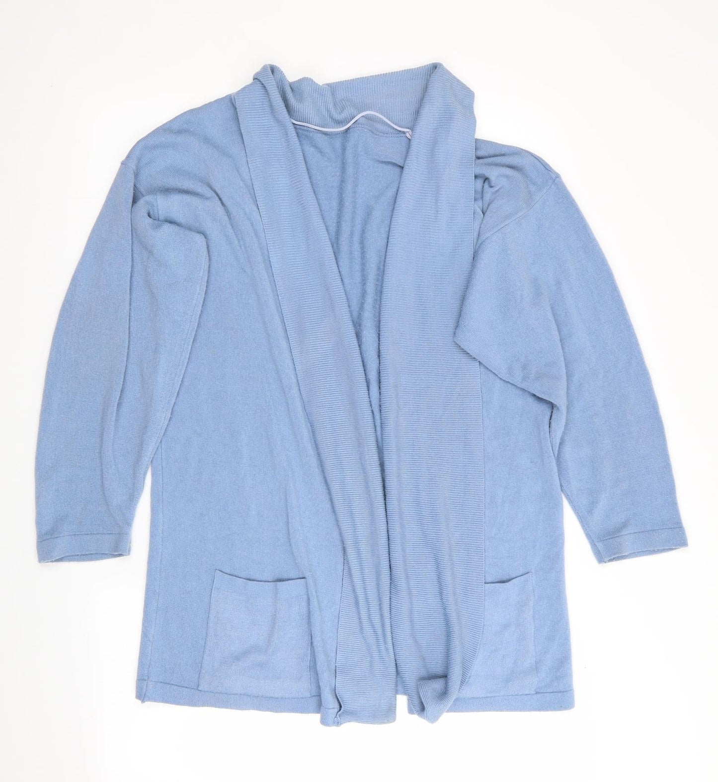 Womens UK Size  Preworn Blue Cardigan Jumper
