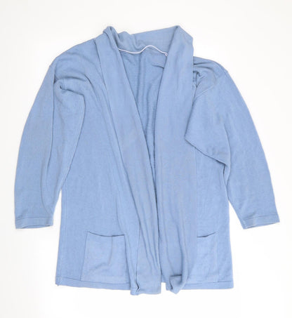 Womens UK Size  Preworn Blue Cardigan Jumper