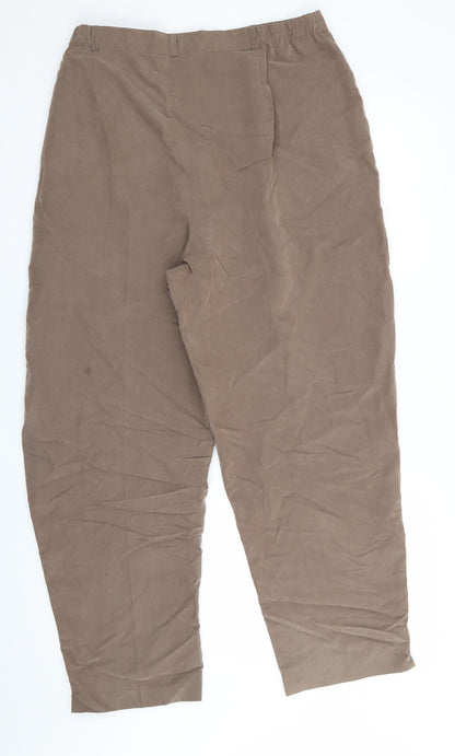 Bonmarché Womens Brown   Trousers  Size 22 L27 in