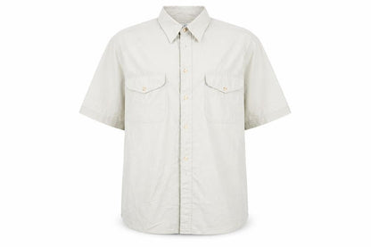 Mens UK Size XL Burton Green  Button-Up Short Sleeve Casual Shirt