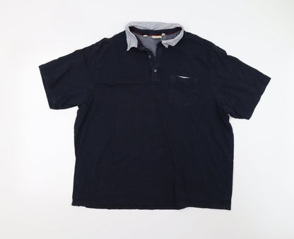 W&B Mens Blue    Polo Size XL