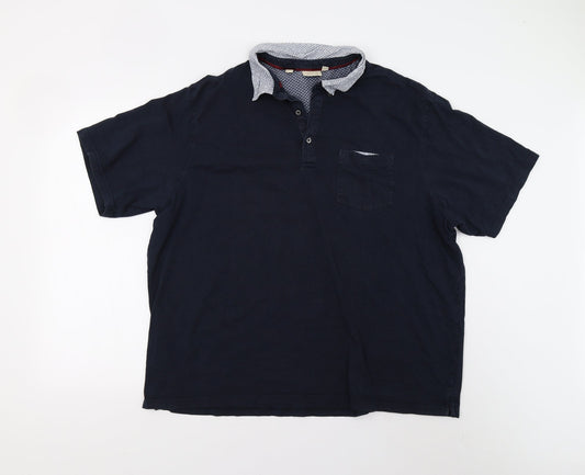 W&B Mens Blue    Polo Size XL